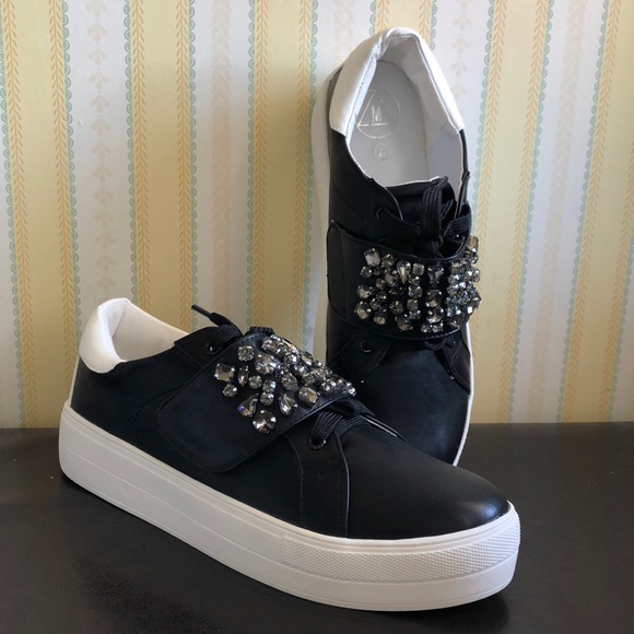 embellished platform sneakers